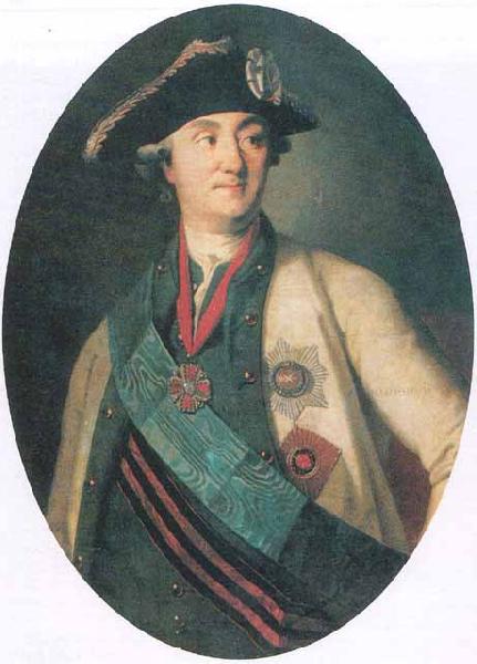 Carl Gustav Carus Portrait of Alexei Orlov Germany oil painting art
